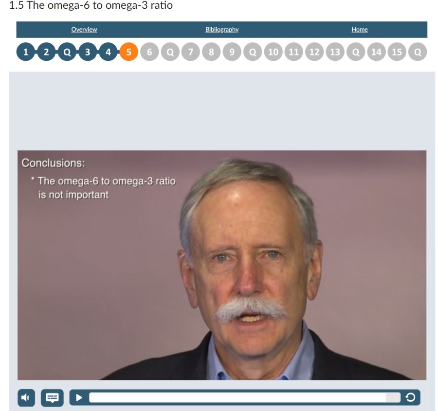 omega 3 to 6 ratio is not important